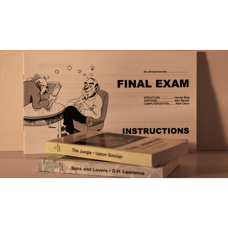 Final Exam Book Test Harvey Berg Trick