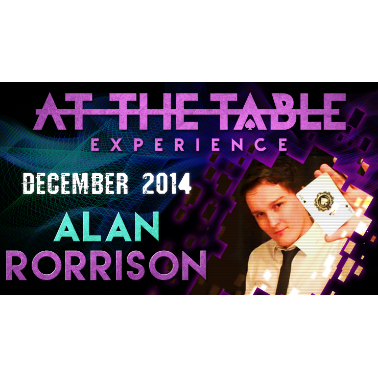 At the Table Live Lecture Alan Rorrison 12/10/2014 video DOWNLOAD