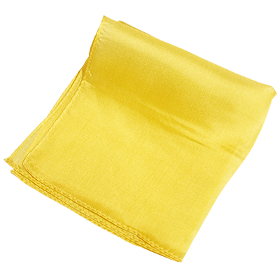 Silk 9 inch (Yellow) Magic by Gosh Trick
