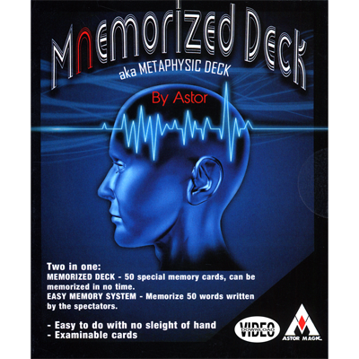 Mnemorized Deck by Astor Trick & on line instructions