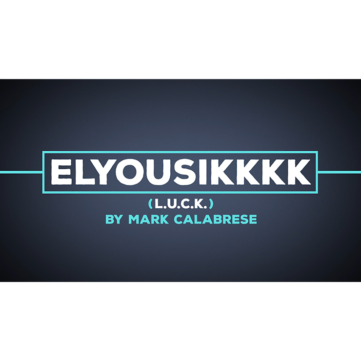 Elyousikkkk (L.U.C.K.) by Mark Calabrese video DOWNLOAD