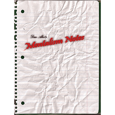 Mentalism Notes by Dan Alex eBook DOWNLOAD