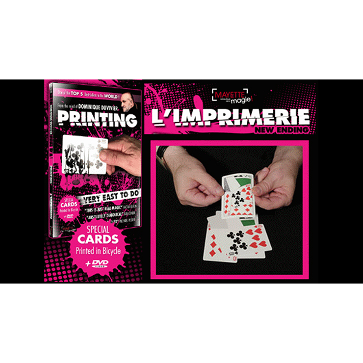 Printing 2.0 with New Ending (Gimmicks and Online Instructions) by Dominique Duvivier Trick