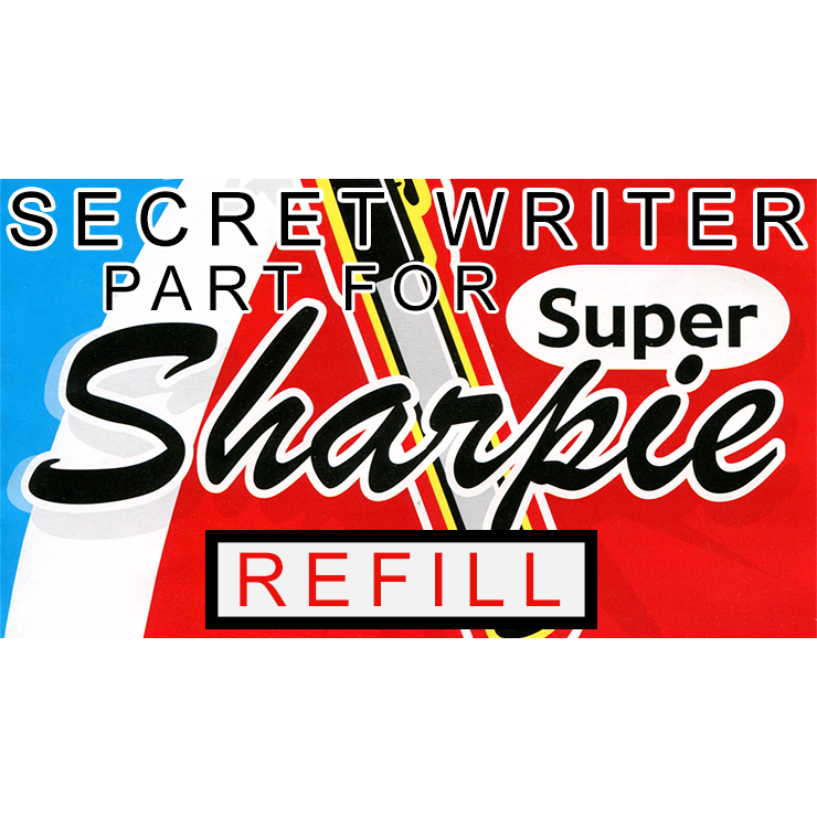 Secret Writer Part for Super Sharpie (Refill) by Magic Smith Trick