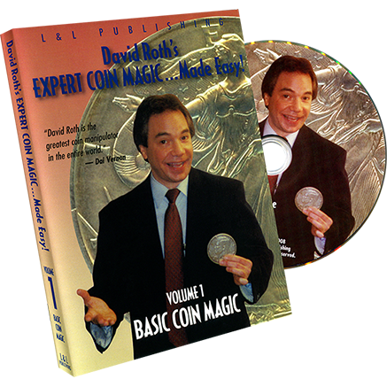 David Roths Expert Coin Magic Made Easy Vol 1 (Basic) DVD