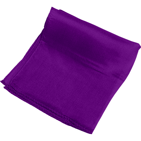 Silk 18 inch (Violet) Magic by Gosh Trick