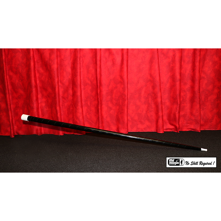 Vanishing Cane Plastic (Black) by Mr. Magic Trick