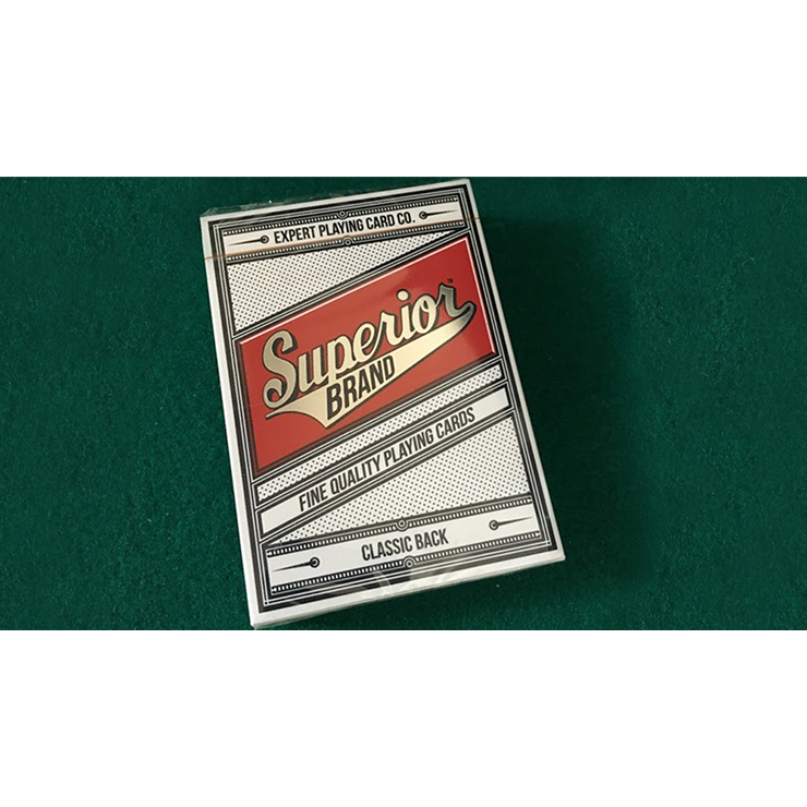 Superior Invisible (Red) Playing Cards by Expert Playing Card Co