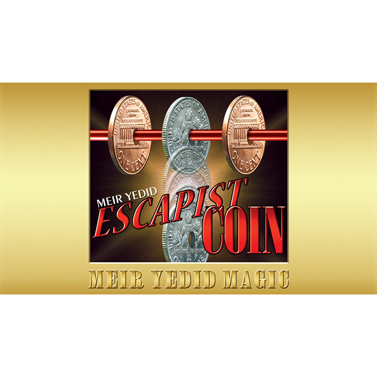 Escapist Coin (Gimmicks and Online Instructions) by Meir Yedid Trick