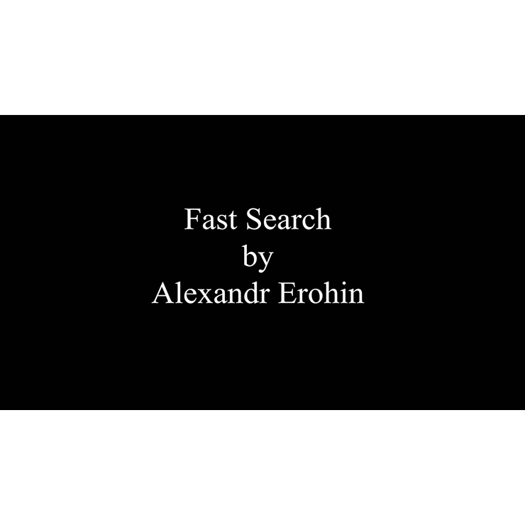 Fast Search Alexandr Erohin video DOWNLOAD