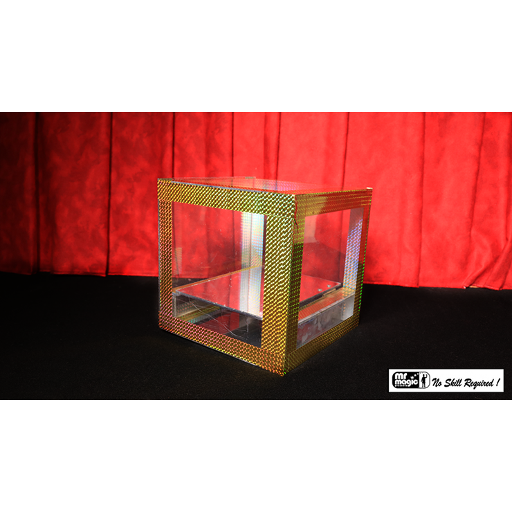 Crystal Flash Appearance Box (8" x 8" x 8") by Mr. Magic Trick