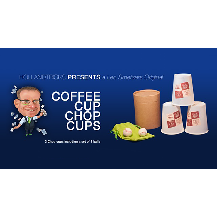 Coffee Cup Chop Cup (3 cups and 2 balls) by Leo Smetsers Trick