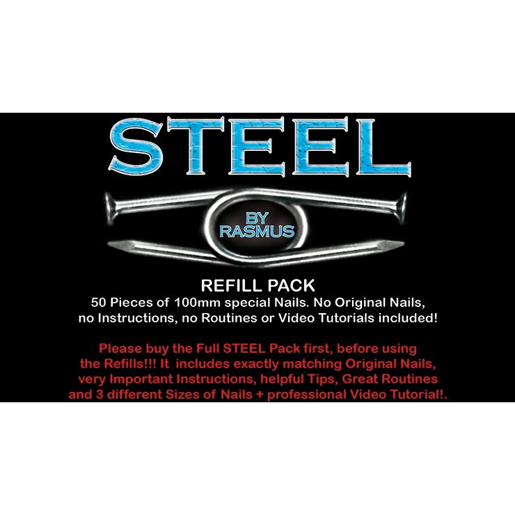STEEL Refill Nails 50 ct. (100mm) by Rasmus Trick