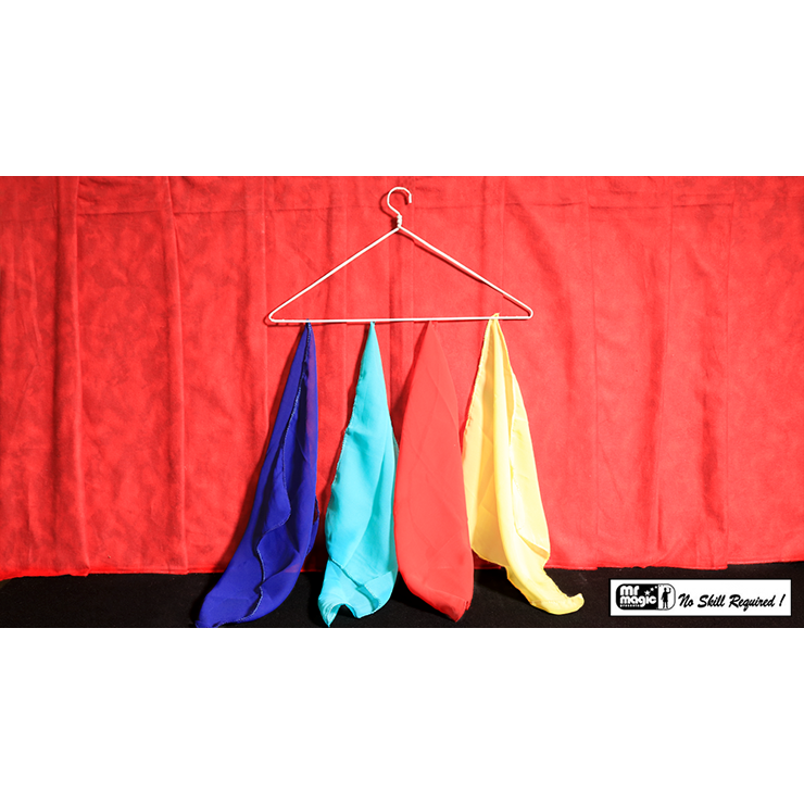 Silk Off Hanger by Mr. Magic Trick