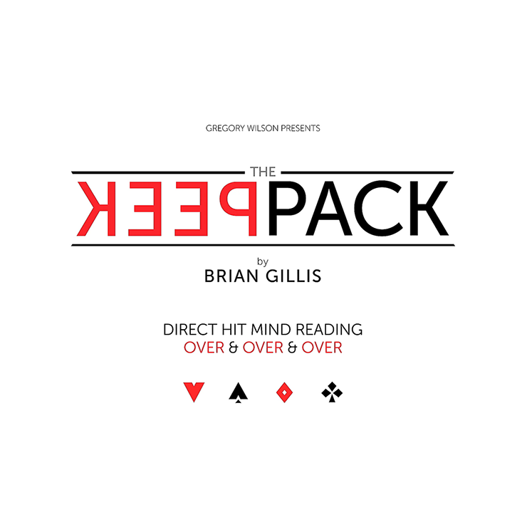 Gregory Wilson Presents The Peek Pack by Brian Gillis (Gimmicks and Online Instructions) Trick