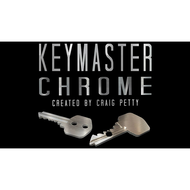 Keymaster Chrome (Gimmicks and Online Instructions) by Craig Petty Trick