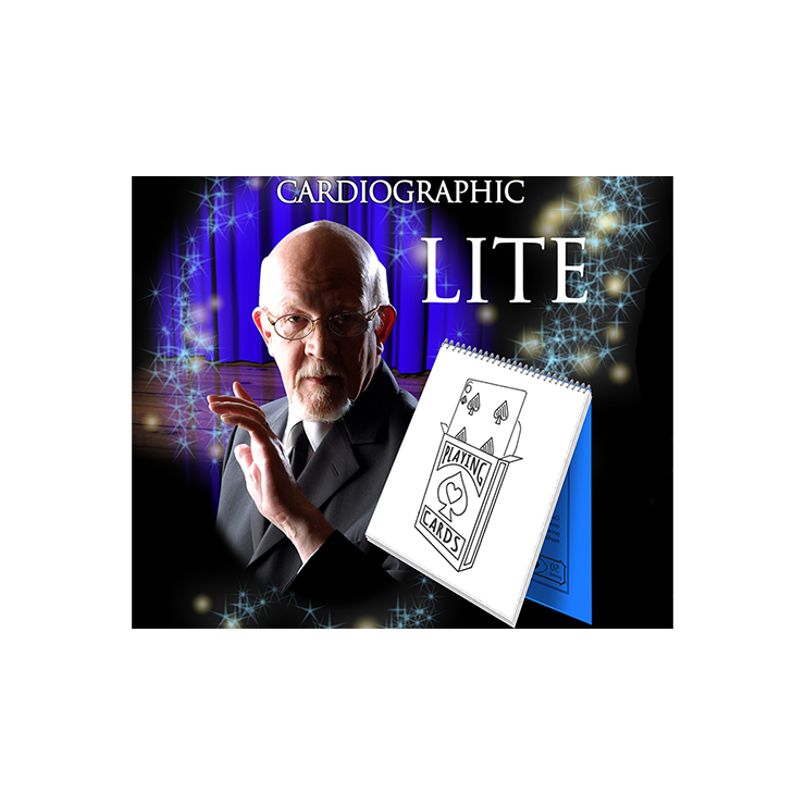 Cardiographic LITE BLACK CARD by Martin Lewis Trick