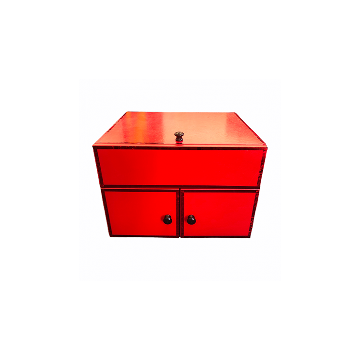 Drop Down Mirror Box (Large/Red) by Ickle Pickle Trick