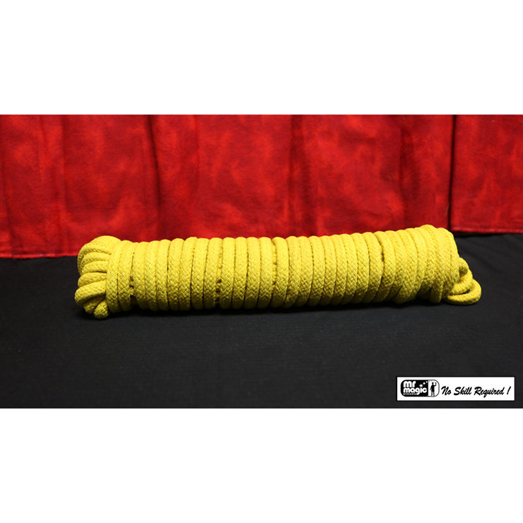 Cotton Rope (Yellow) 50 ft by Mr. Magic Trick