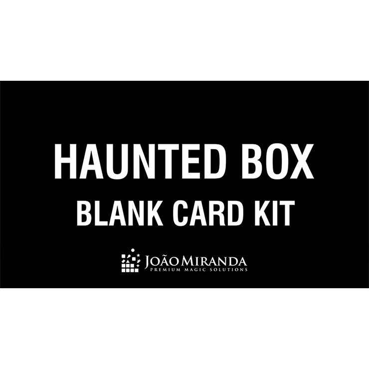 Blank Card Kit for Haunted Box by Joi£o Miranda Trick