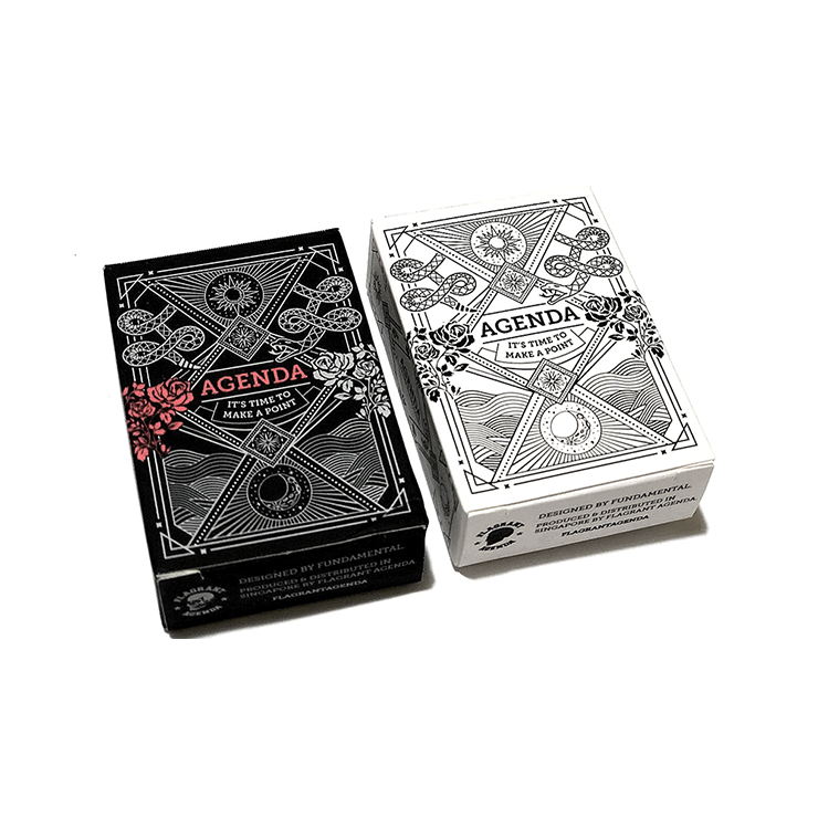 Mini Agenda Playing Cards (Black)