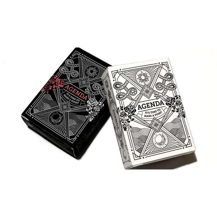 Mini Agenda Playing Cards (White)