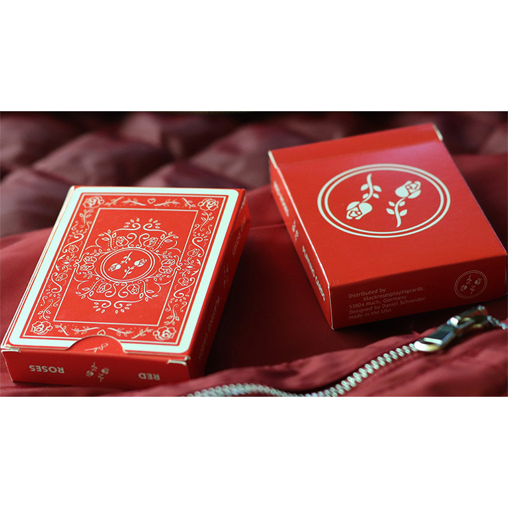 Red Roses Playing Cards by Daniel Schneider