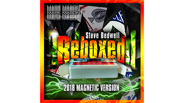 Reboxed 2018 Magnetic Version Red (Gimmicks and Online Instructions) by Steve Bedwell and Mark Mason Trick