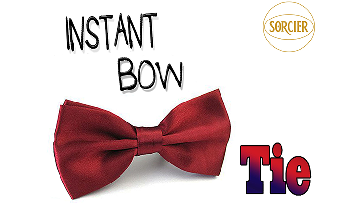 Instant Bow Tie (Red) by Sorcier Magic Trick