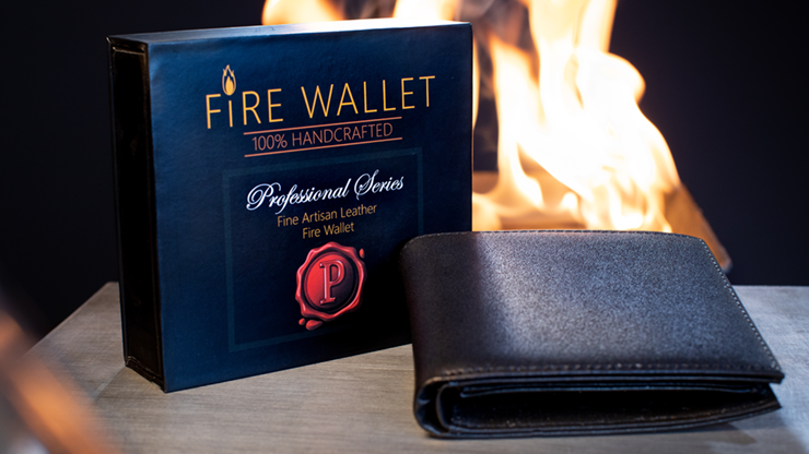 The Professionals Fire Wallet (Gimmick and Online Instructions) by Murphys Magic Supplies Inc. Trick