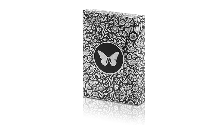 Limited Edition Butterfly Playing Cards Marked (Black and White) by Ondrej Psenicka