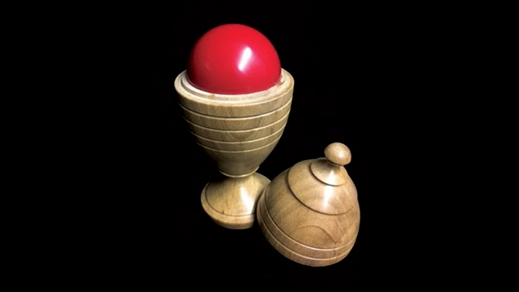 Deluxe Wooden Ball Vase by Merlins Magic Trick