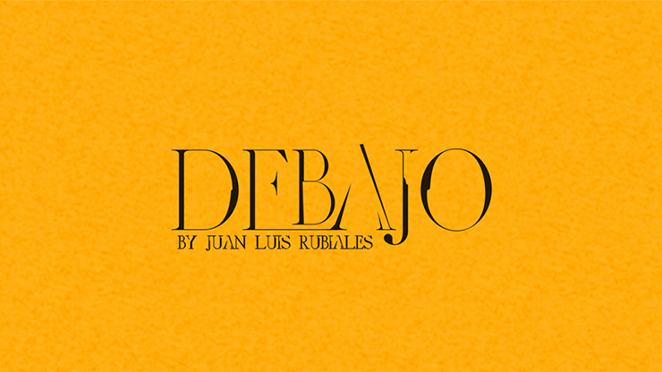 Debajo (Gimmick and Online Instructions) by Juan Luis Rubiales Trick