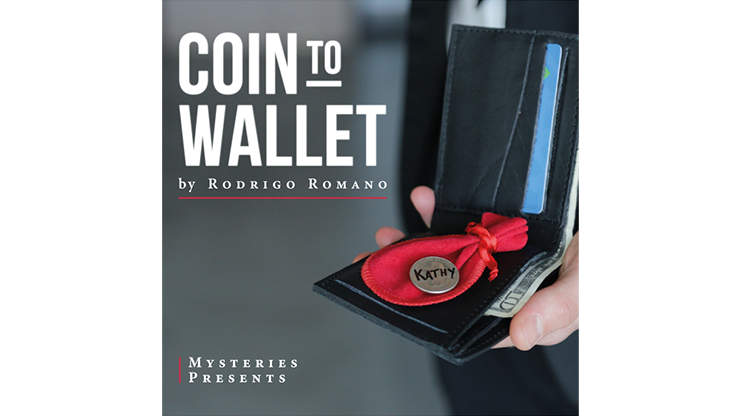 Coin to Wallet (Gimmicks and Online Instructions) by Rodrigo Romano and Mysteries Trick