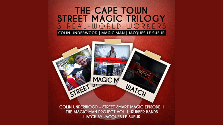 The Cape Town Street Magic Trilogy by Magic Man Colin Underwood and Jaques Le Suer video DOWNLOAD