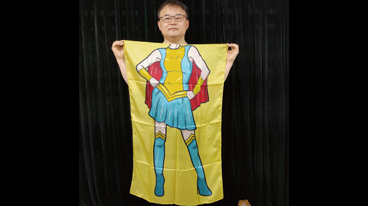 Character Silk (Super Girl) 35 X 43 by JL Magic Trick