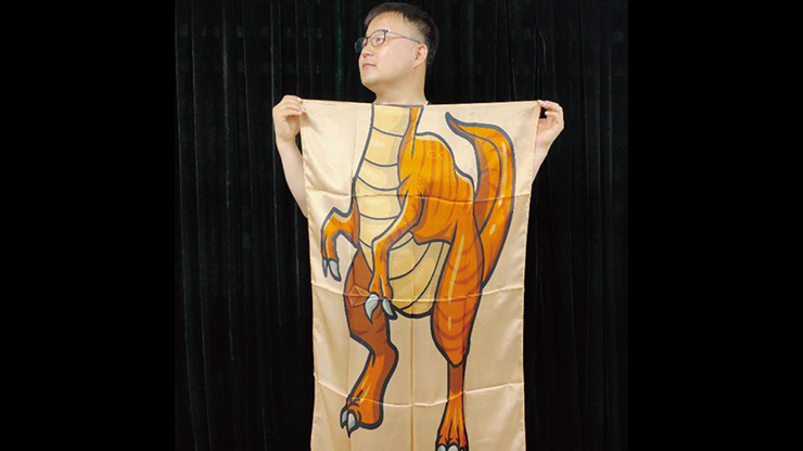 Character Silk (Dinosaur) 35 X 43 by JL Magic Trick