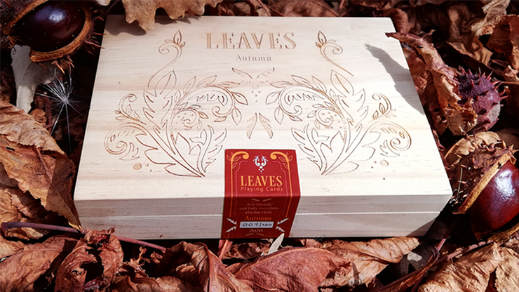 Leaves Autumn Edition Collectors Box Set Playing Cards by Dutch Card House Company