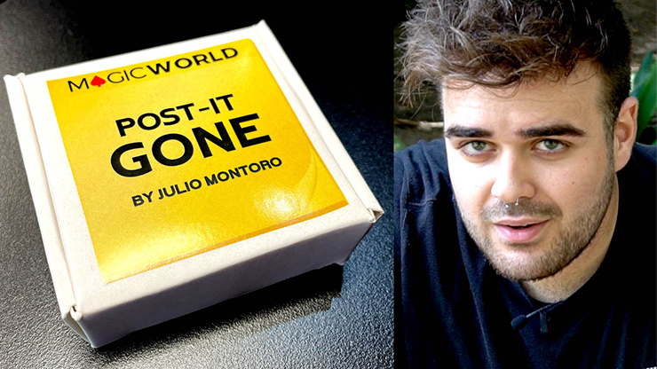 POST IT GONE (Gimmicks and Online Instructions) by Julio Montoro and MagicWorld Trick