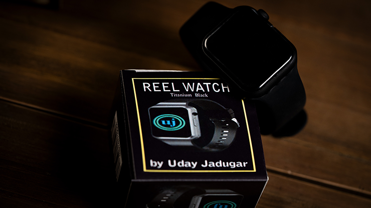 REEL WATCH Titanium Black with black band smart watch (KEVLAR) by Uday Jadugar Trick