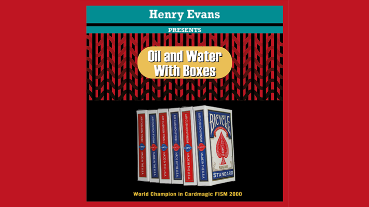 Oil and Water Boxes (Gimmicks and Online Instructions) by Henry Evans Trick