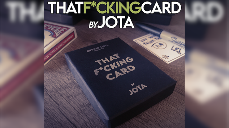 That f*cking card (Gimmick and Online Instructions) by JOTA Trick