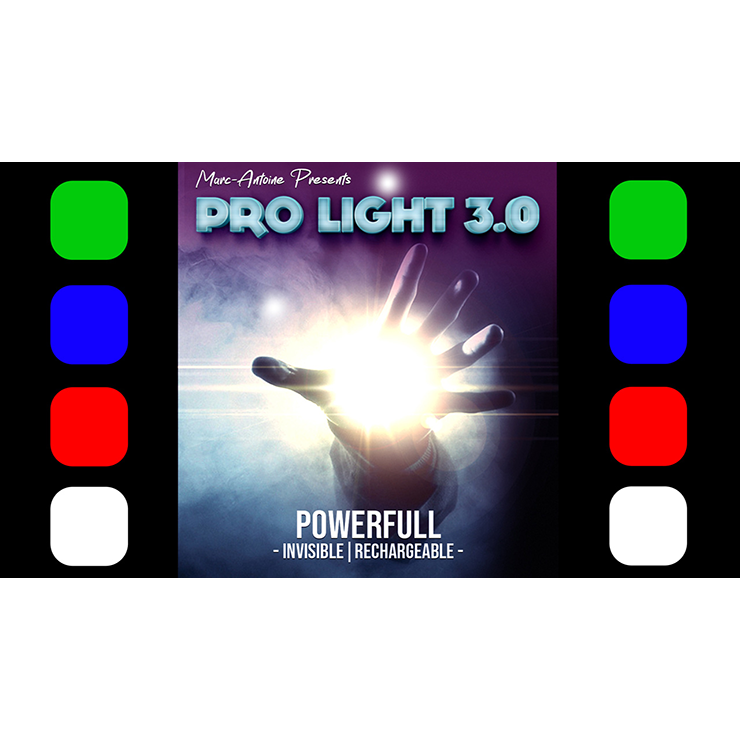 Pro Light 3.0 Red Pair (Gimmicks and Online Instructions) by Marc Antoine Trick