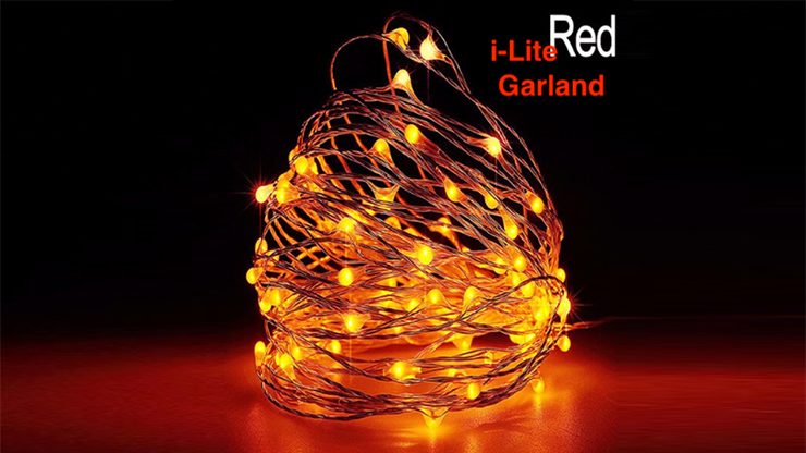 i Lite Garland RED by Victor Voitko (Gimmick and Online Instructions) Trick