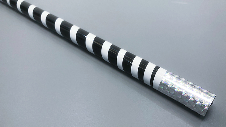 The Ultra Cane (Appearing / Metal) Black / White Stripe by Bond Lee Trick