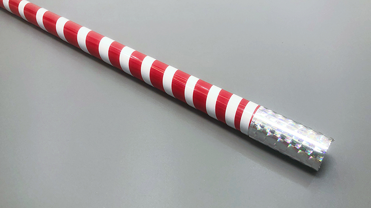 The Ultra Cane (Appearing / Metal) Red/ White Stripe by Bond Lee Trick