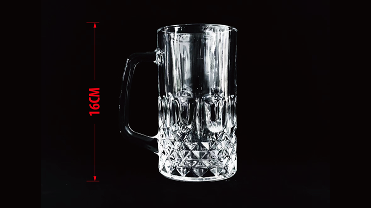 SELF EXPLODING BEER GLASS (16cm) by Wance Trick