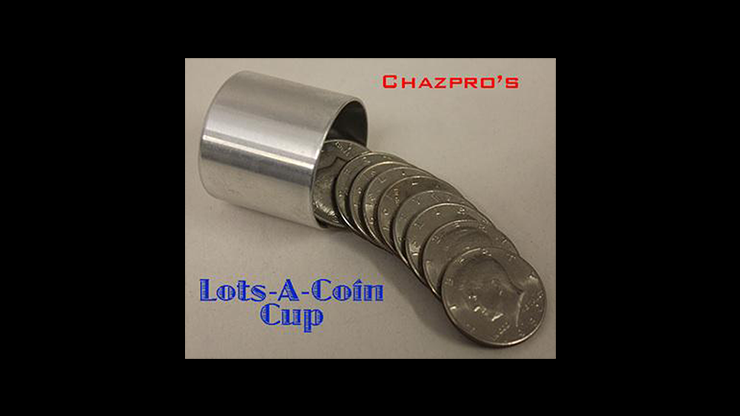 Lots A Coins Cup Half Dollar Size by Chazpro Magic Trick