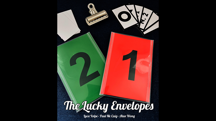 The Lucky Envelopes (Gimmicks and Online Instructions) by Luca Volpe Paul McCaig and Alan Wong Trick