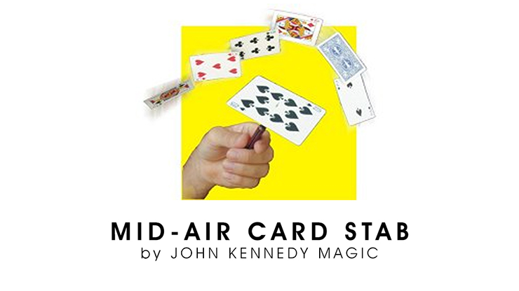 Mid Air Card Stab (Gimmicks and Online Instructions) by John Kennedy Magic Trick